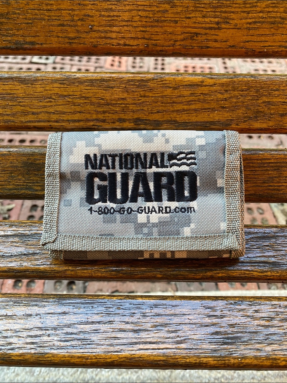 National Guard Digicamo trifold tactical nylon wallet